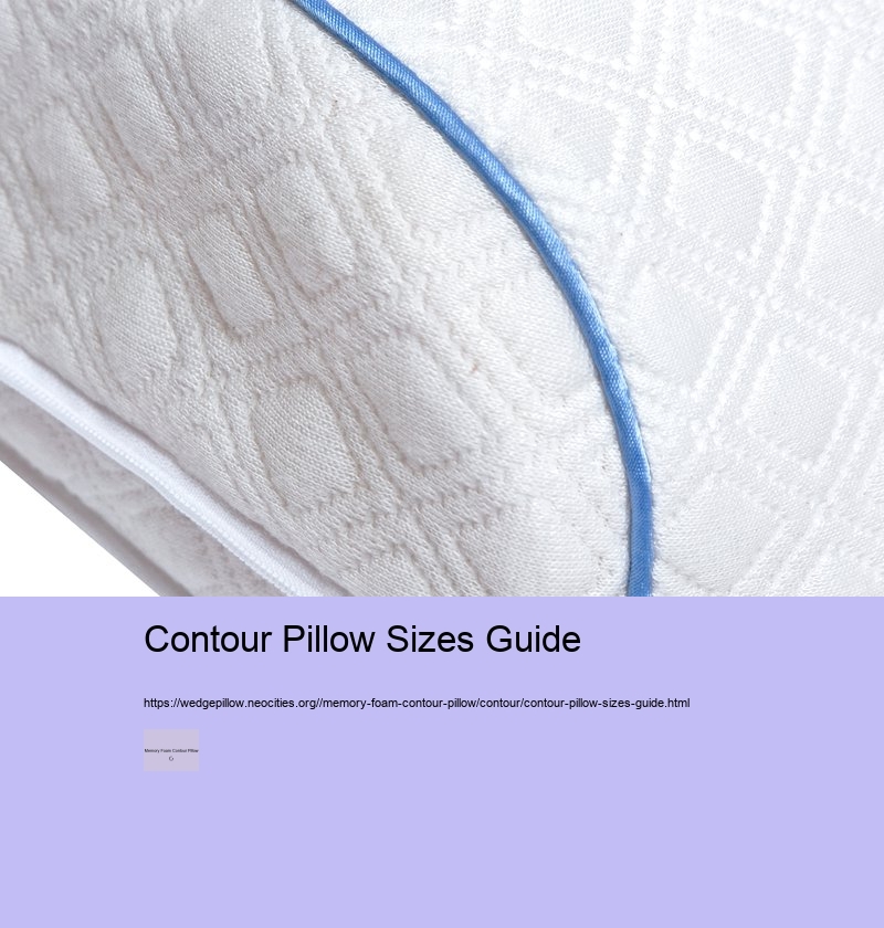 What are the Benefits of Using a Memory Foam Contour Pillow? 